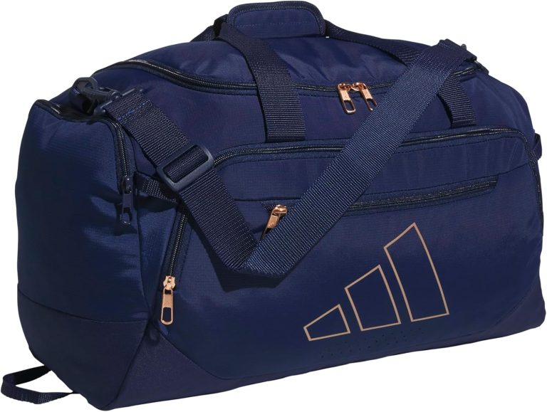 Defender 5 Duffel, Dark Blue/Rose Gold, Small (42L)