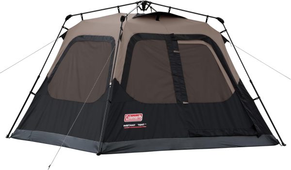 Coleman Instant Tent with 1-Minute Setup, 10-Person Tent with Pre-Attached Poles, Air Vent, & Carry Bag