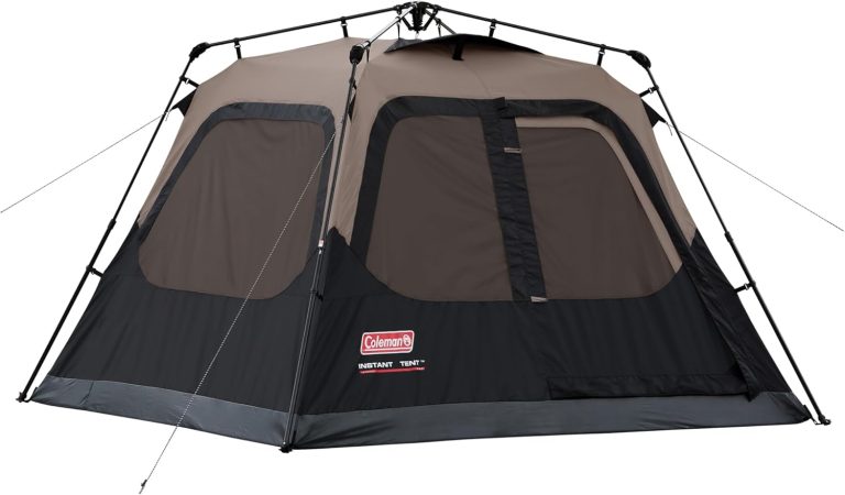 Coleman Instant Tent with 1-Minute Setup, 10-Person Tent with Pre-Attached Poles, Air Vent, & Carry Bag