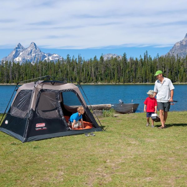 Coleman Instant Tent with 1-Minute Setup, 10-Person Tent with Pre-Attached Poles, Air Vent, & Carry Bag - Image 3