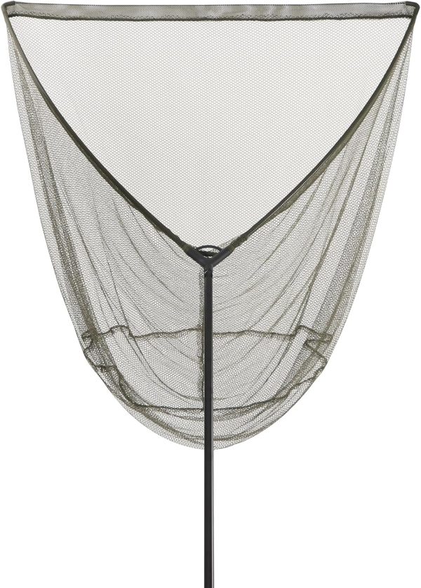 Landing Net for Carp Fishing, 42 Inch Extra Large Fishing Net, 6 Feet Carbon Fiber Long Handle Saltwater Big Fish, Holds Up to 88lbs/40kgs, Olive Green, Supplied with Carry Bag