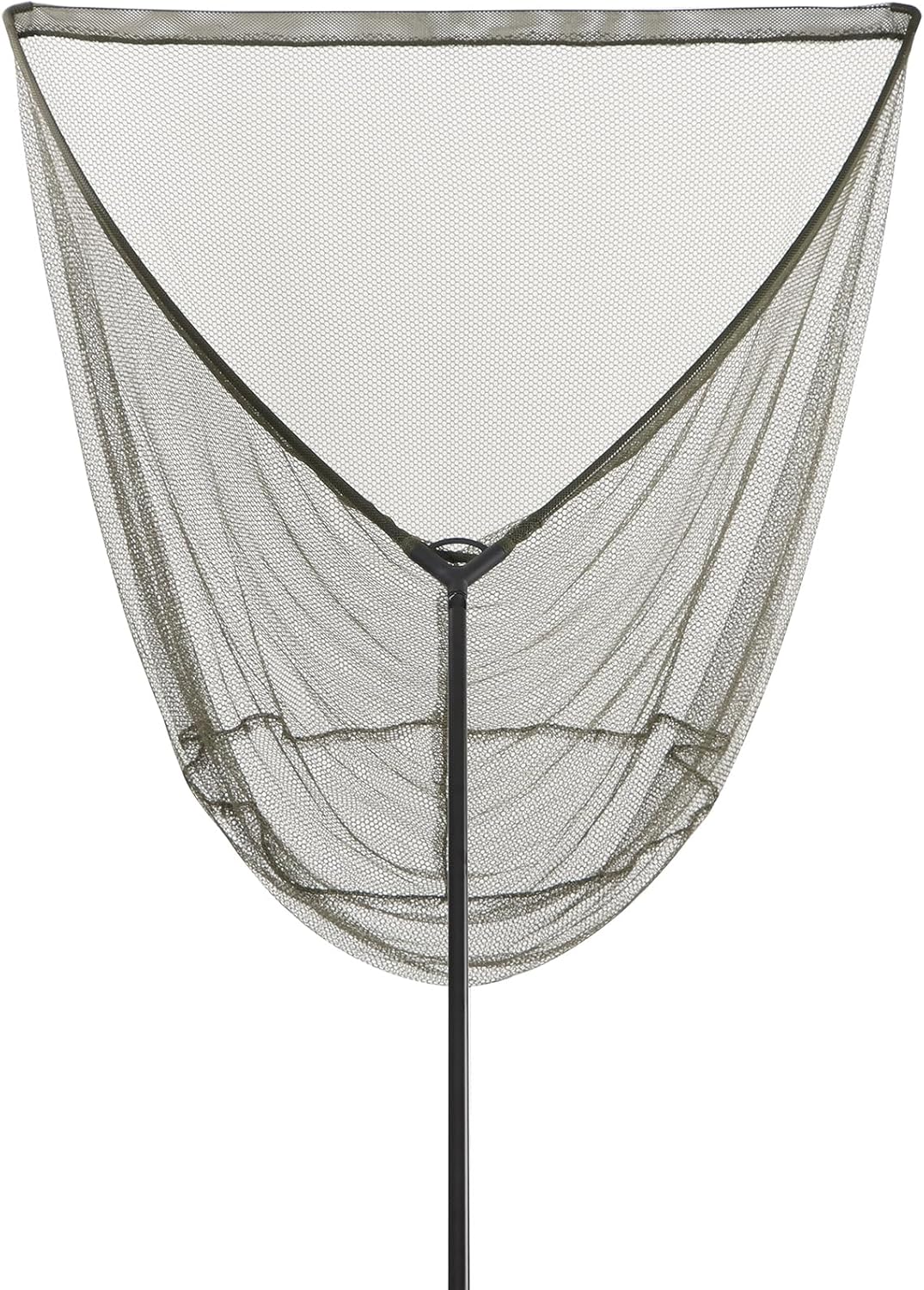 Landing Net for Carp Fishing, 42 Inch Extra Large Fishing Net, 6 Feet Carbon Fiber Long Handle Saltwater Big Fish, Holds Up to 88lbs/40kgs, Olive Green, Supplied with Carry Bag