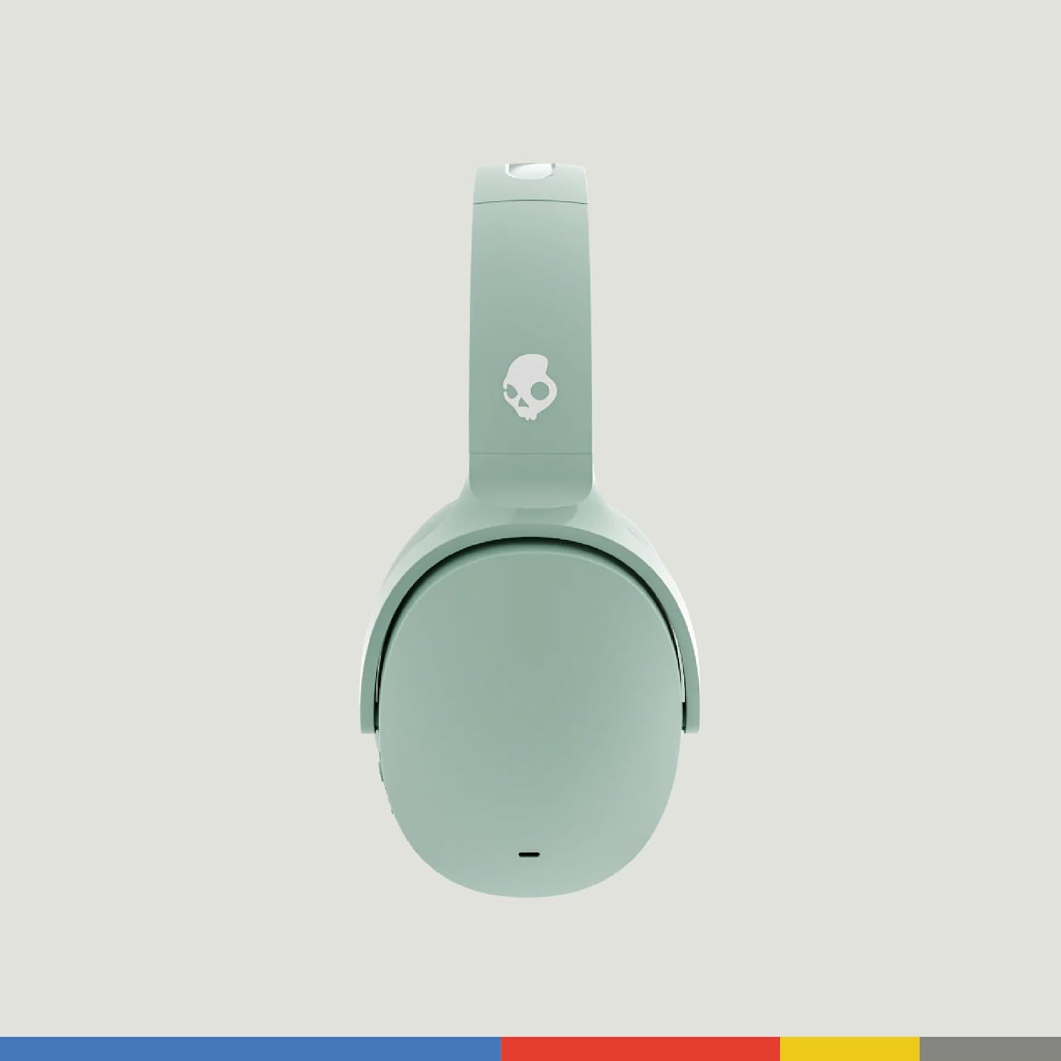 Skullcandy Hesh ANC Over-Ear Noise Cancelling Wireless Headphones with Charging Cable, 22 Hr Battery, Microphone, Works with iPhone Android and Bluetooth Devices – Preppy Sage